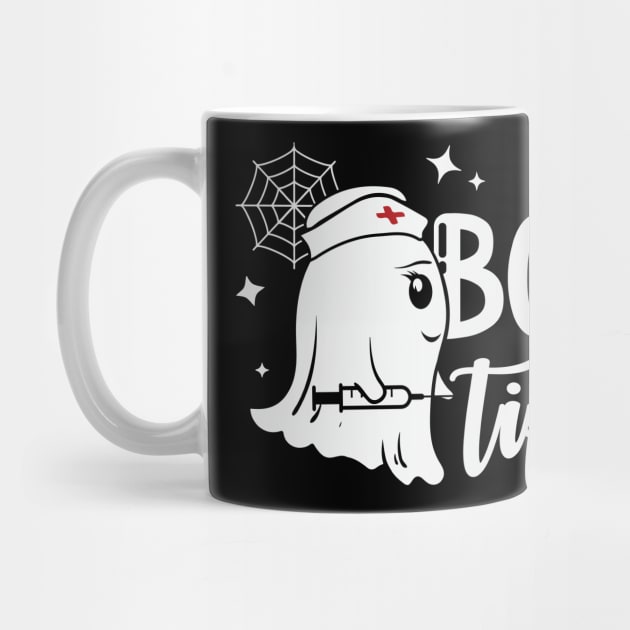 Bootiful Ghost Nurse Halloween Gift by BadDesignCo